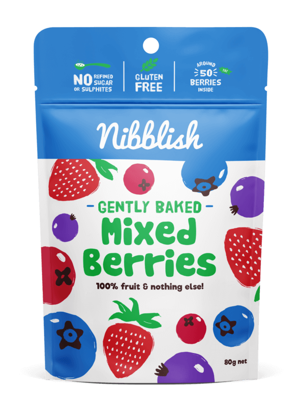 Nibblish Gently Baked Mixed Berry 3D Hero